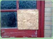 boarded up Sheerness